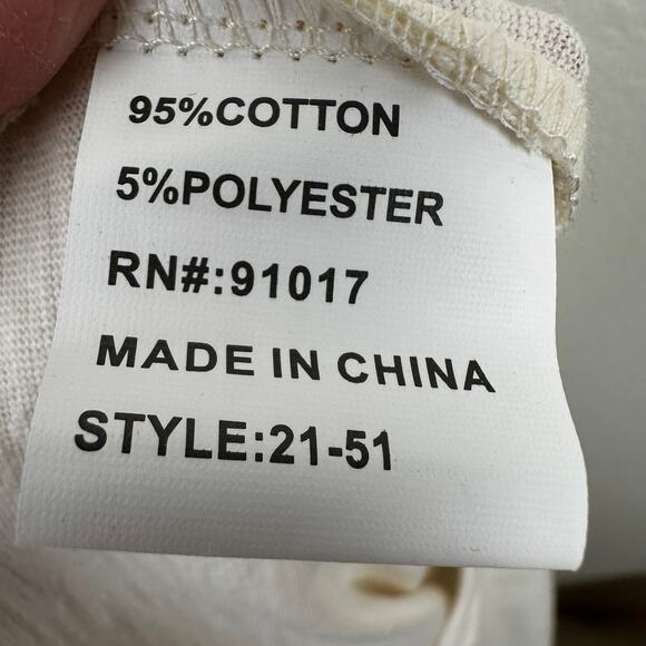 NEW Solitaire Embroidered Top Blouse Cream Women's Sm Peasant Boho Cottagecore - Picture 10 of 12